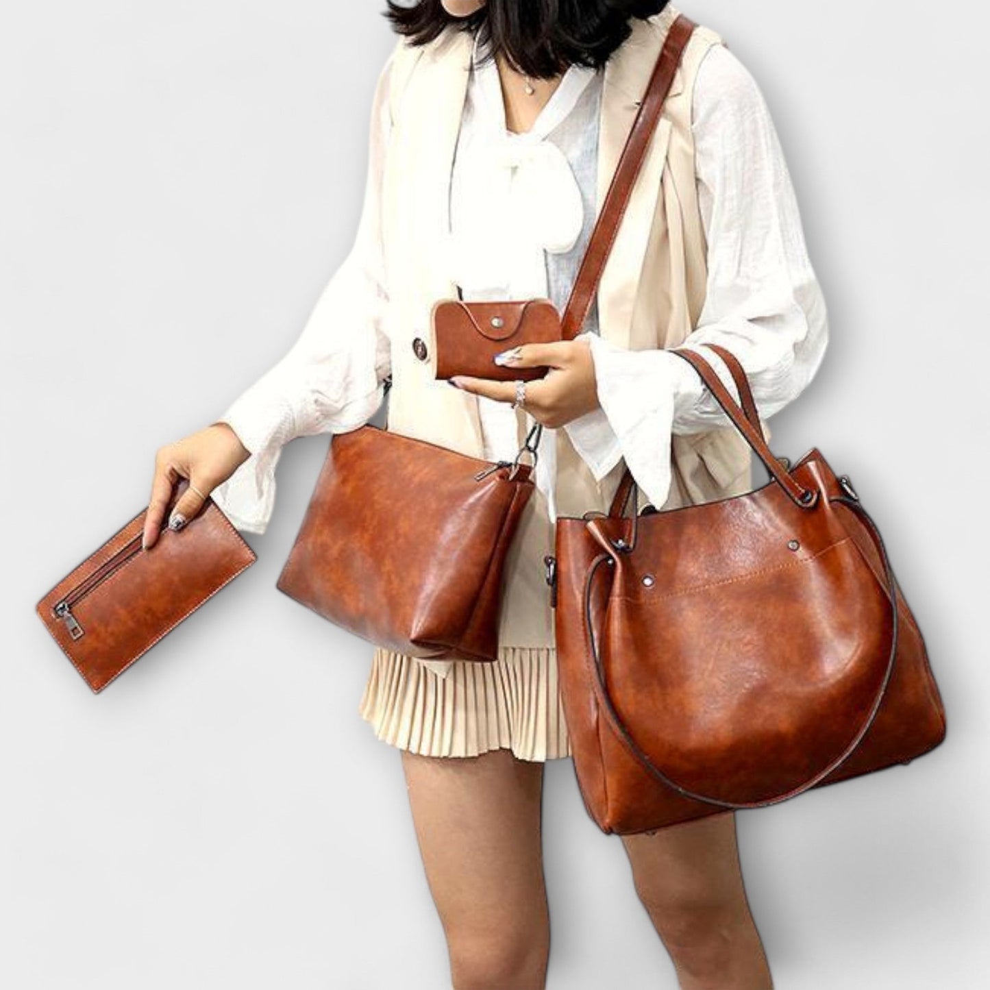 Alvhildea | Set di Borse vintage di 4 Pezzi