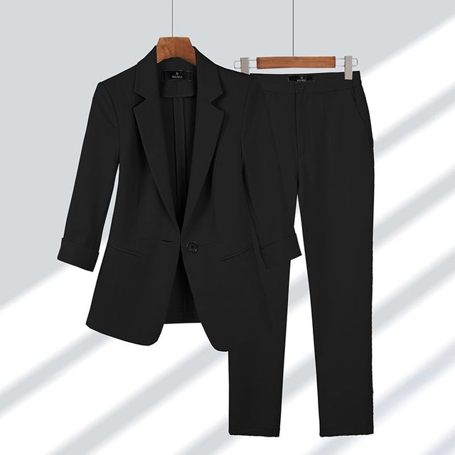 Viktoriya - Set di Blazer e Pantalone di Due pezzi