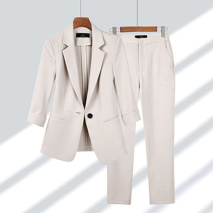 Viktoriya - Set Completo di Blazer e Pantaloni