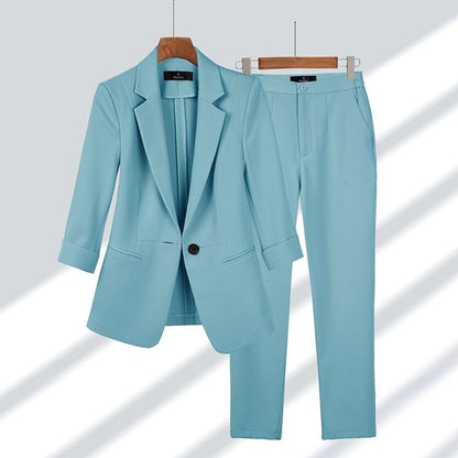 Viktoriya - Set Completo di Blazer e Pantaloni