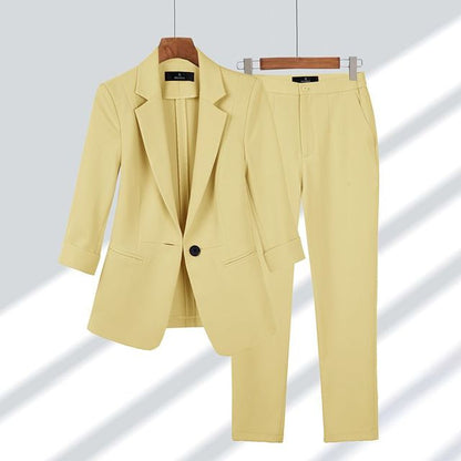 Viktoriya - Set di Blazer e Pantalone di Due pezzi