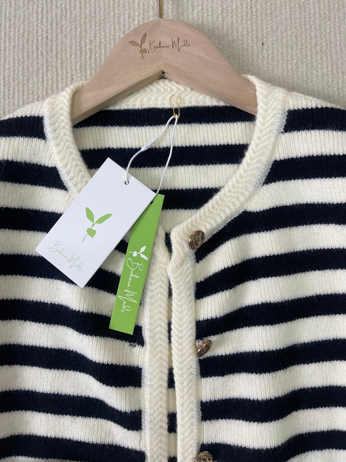 MYLAH | Cardigan elegante a righe