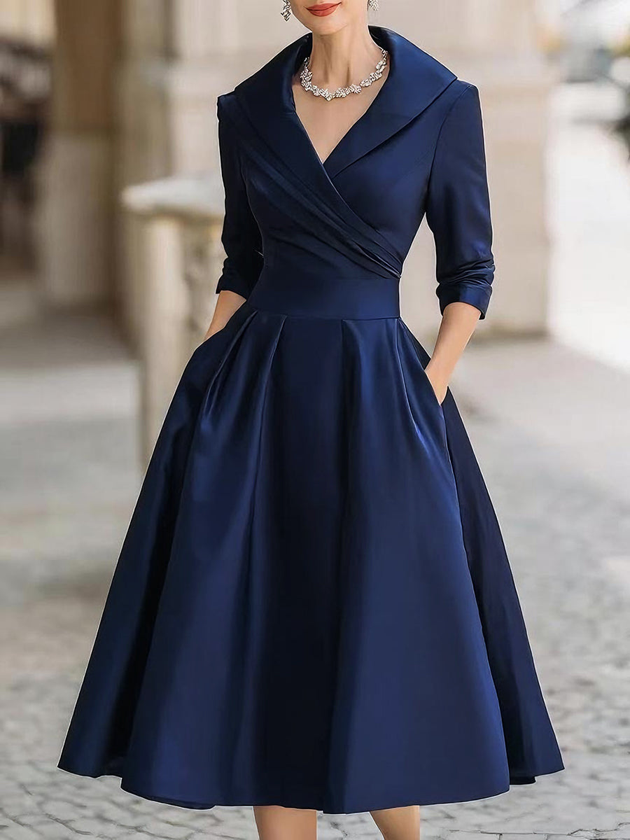 SCARLETT – ABITO MIDI DI FIRMA ELEGANTE