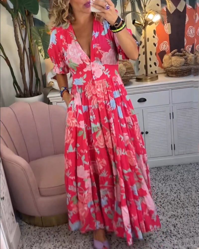 MARGIT - ABITO FLOREALE DI ESTATE