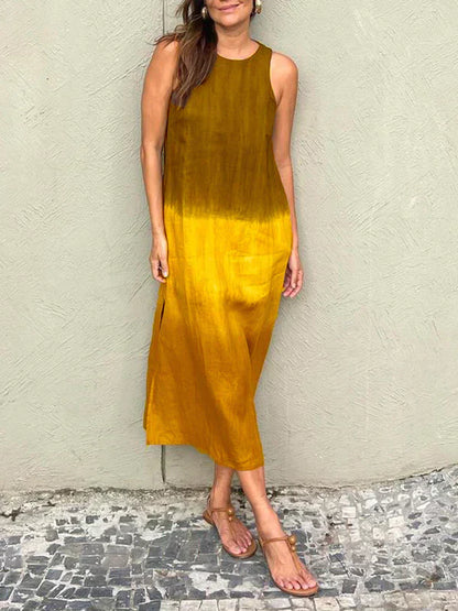 Lysette - Abito Maxi Stampato Elegante