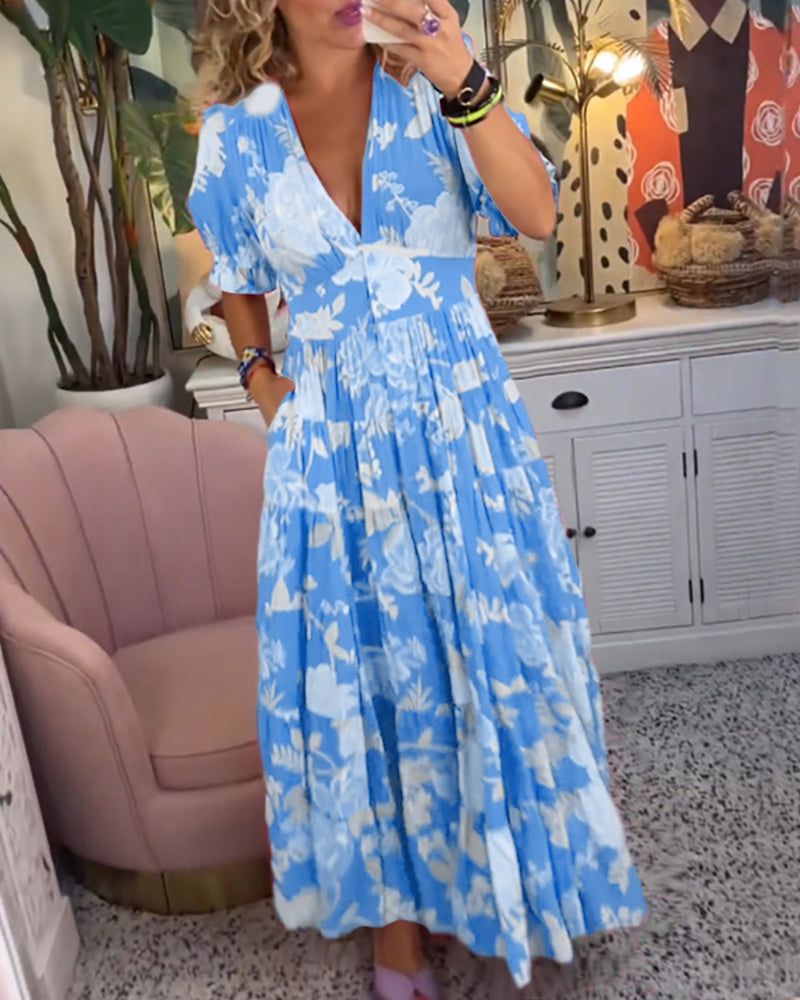 MARGIT - ABITO FLOREALE DI ESTATE