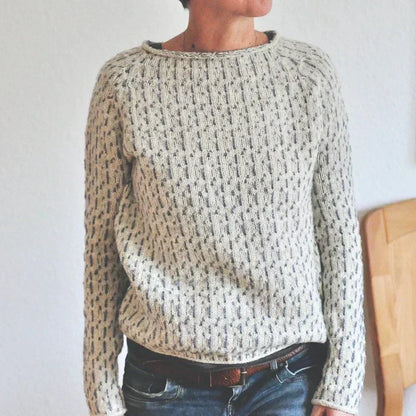 KRISTINE – MAGLIONE IN MAGLIA LAVORATO E COMODO