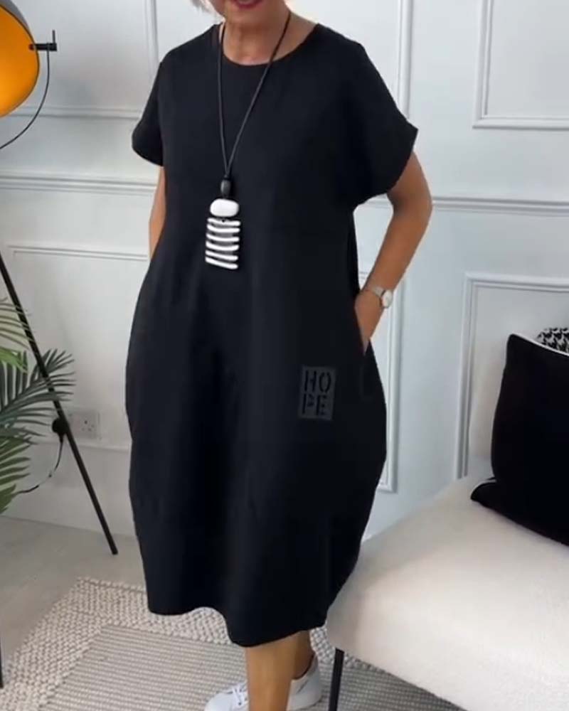 Zuzanna | Abito estivo Liviano con Collo rotondo