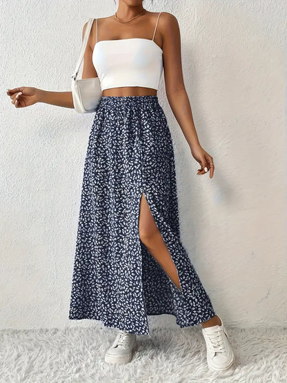 SOLYNNE – GONNA MAXI CON STAMPA FLOREALE