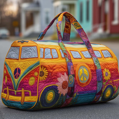 Luna – Borsa da Viaggio Trapuntata con Design Artigianale