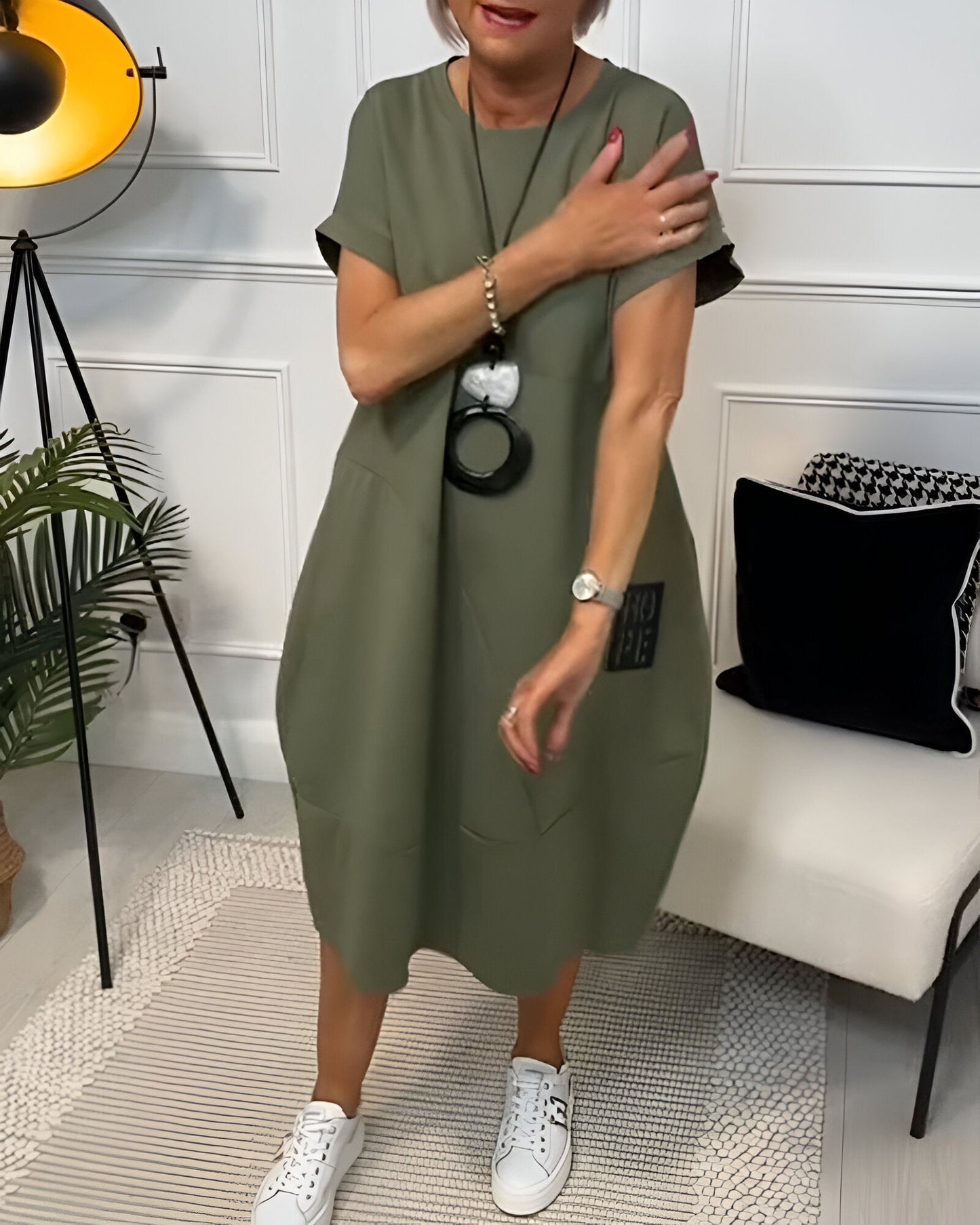 Bessie – Abito Camisón Midi Confortevole