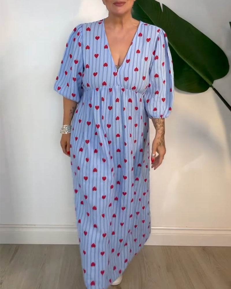 SOPHIA – ABITO MAXI CUORE DOLCE