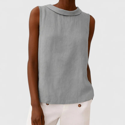 Anastine | Top elegante con Collo alto