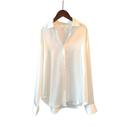 CAMICIA LARGA DI SATIN EDEN
