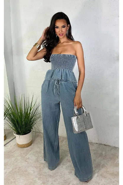 ISLA – SET DUE PEZZI IN DENIM STILOSO