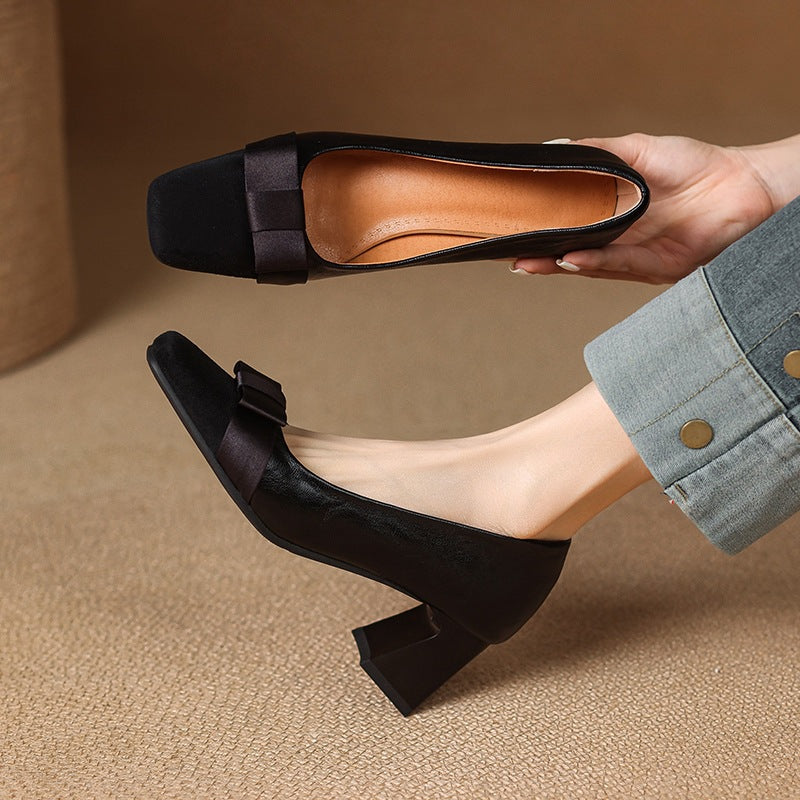 Tashia - Scarpe eleganti di tacco a blocco per donna