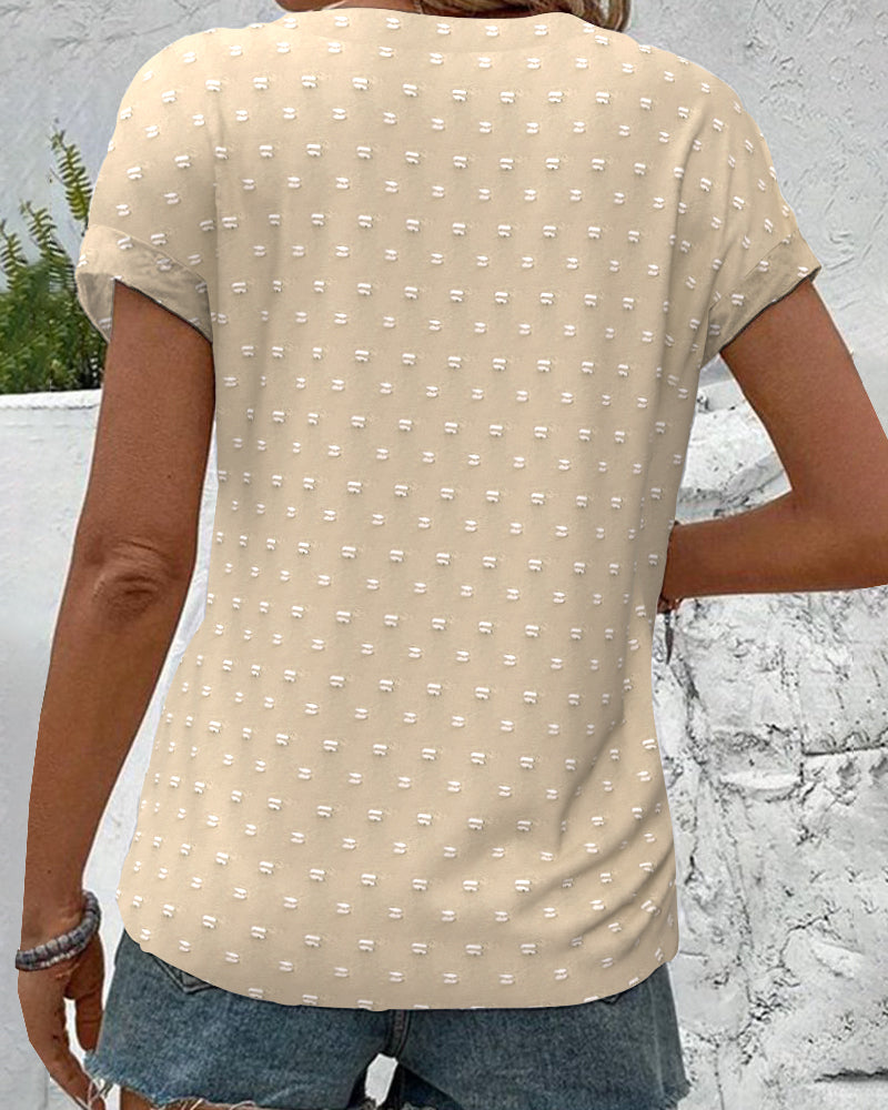 Amarys | Camicia di collo a V con bottoni