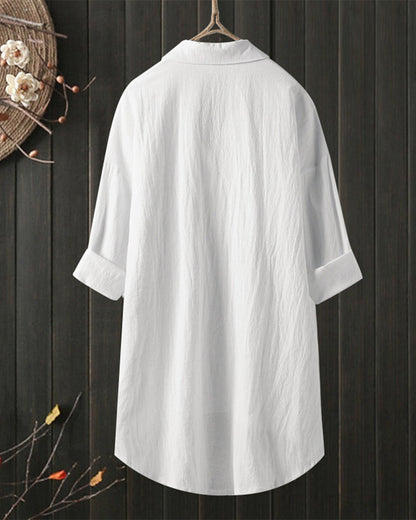 Olivia™ | Blusa Larga e Comoda di Tinta unita