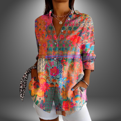Gracelyn - Blusa Floreale Premium