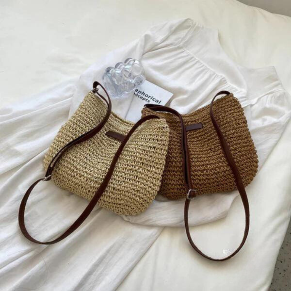 Fredhild | BORSA A SPALLA Stile classico Intrecciato