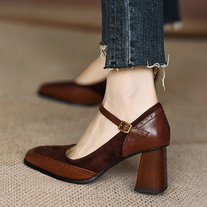 Emmy - Eleganti sandali di punta quadrata da donna