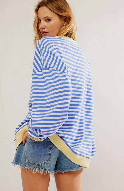 MIKAELA – MAGLIONE A RIGHE RILASSATO