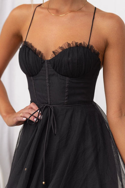 Abito lungo Elegante con Bustier - Abito da cerimonia Fluido