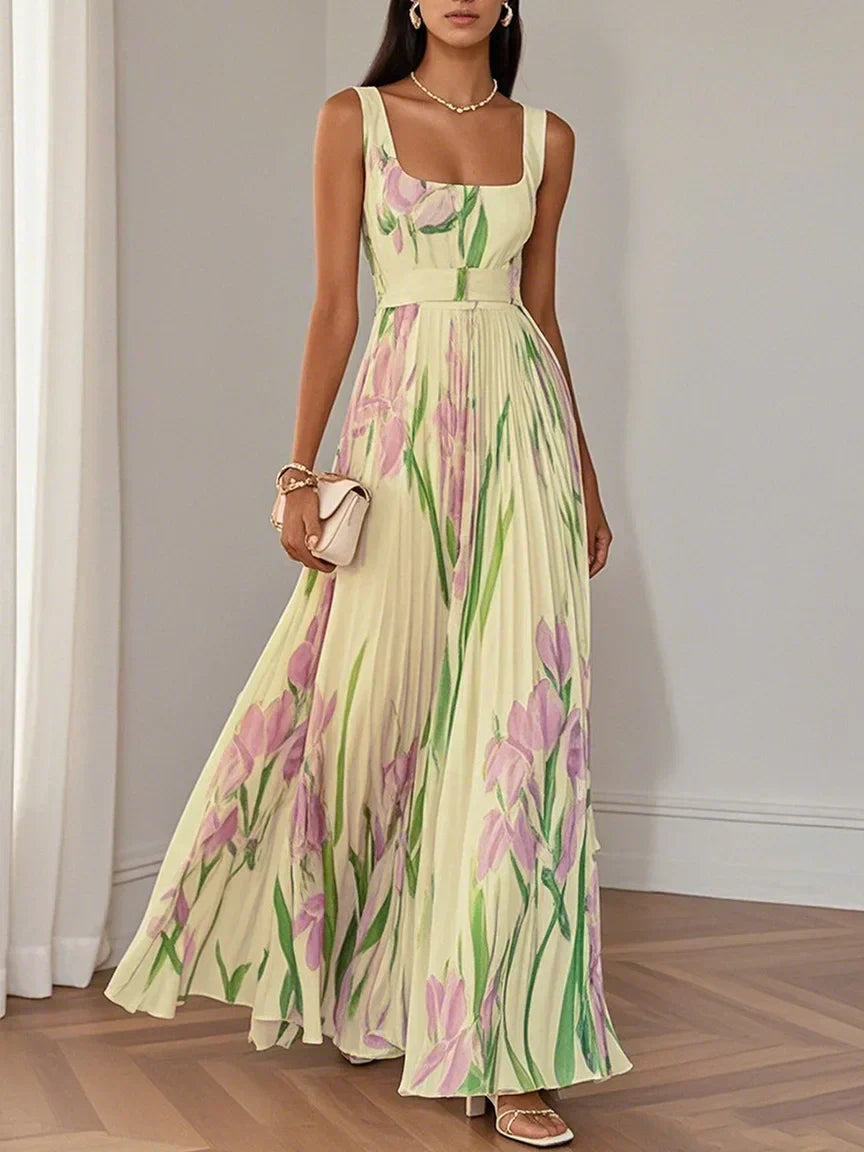 SERENA – ABITO MAXI DI ELEGANZA IN FLOR