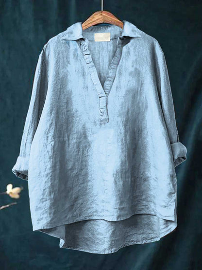 Blusa in lino Andrea