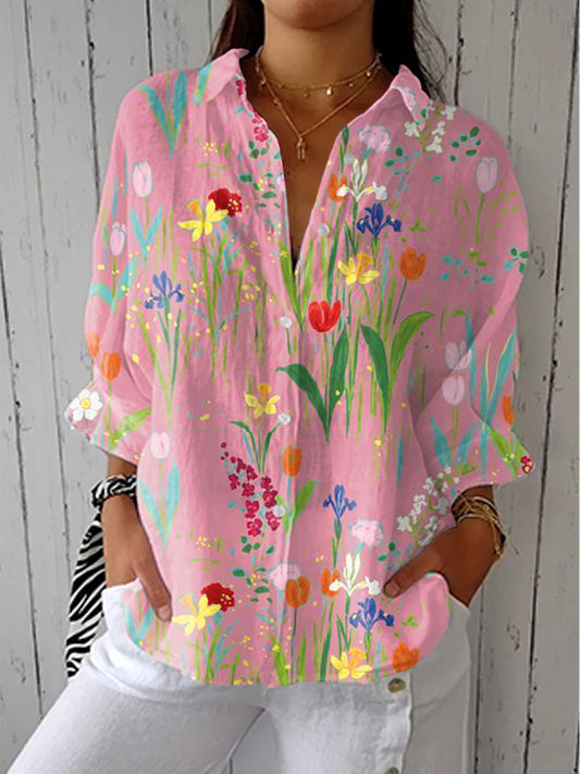 Fiona | Blusa Giardino Primaveral