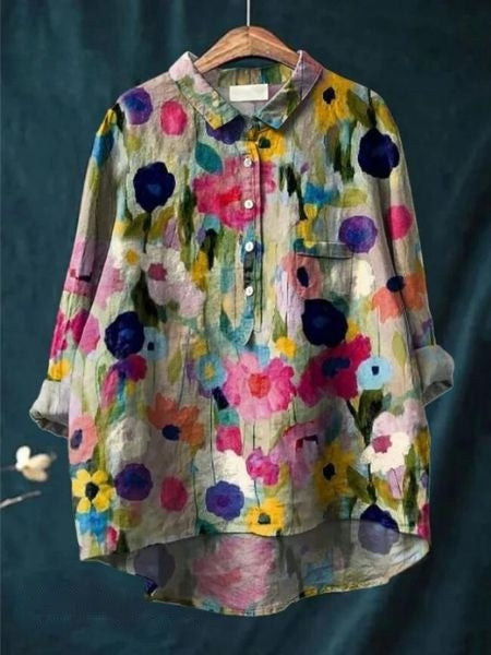 BLUSA SERAPHINA I RETRÒ-FLOWER