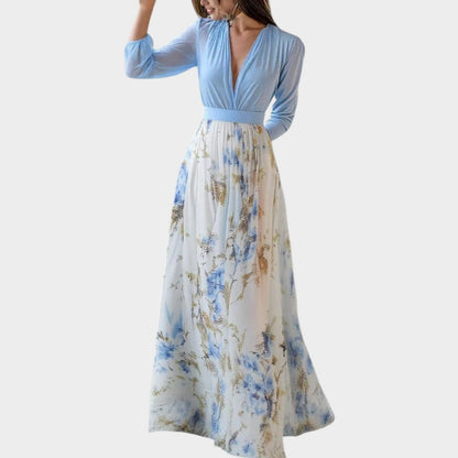 Abito maxi in Chiffon Floreale