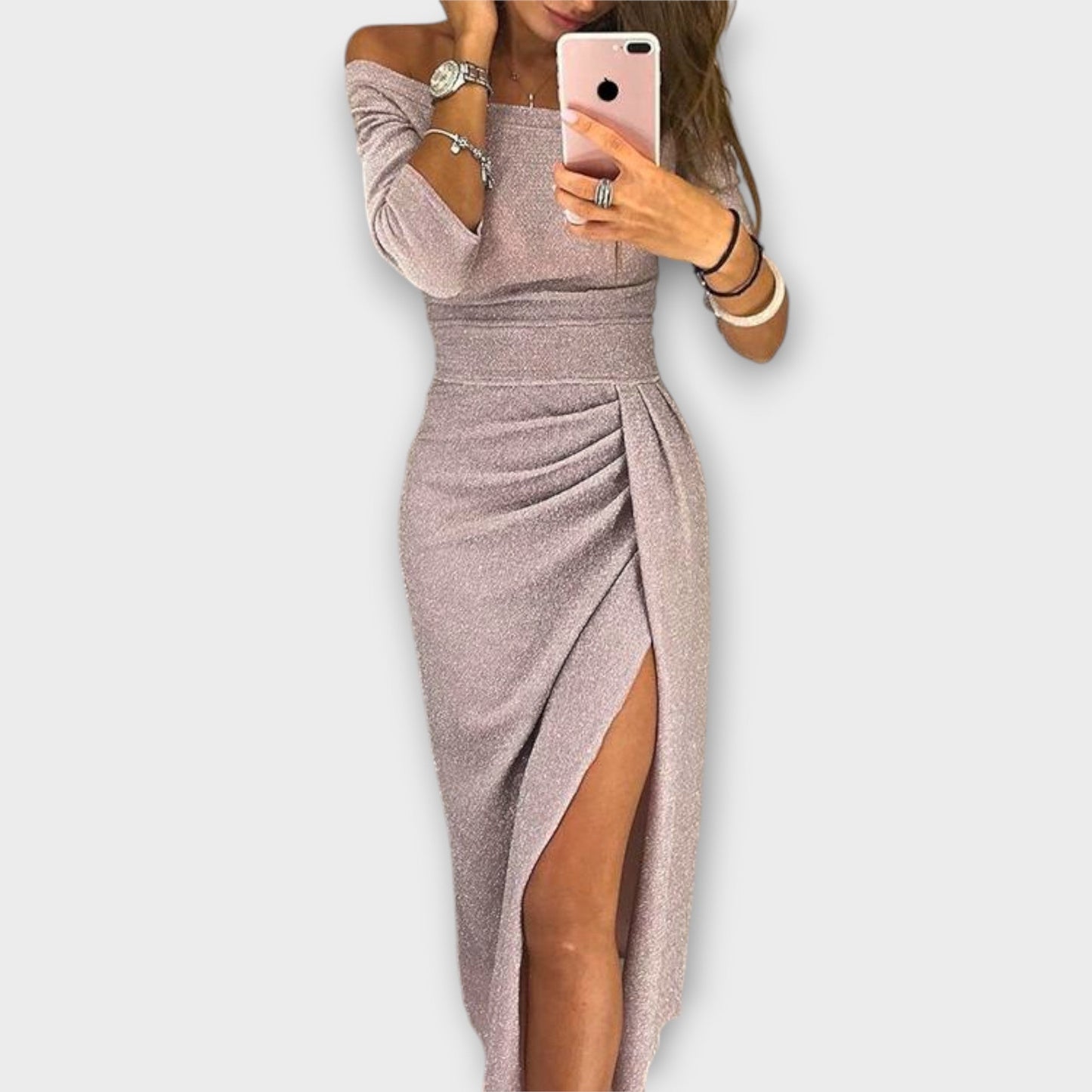 Amelia | Abito elegante Off-Shoulder