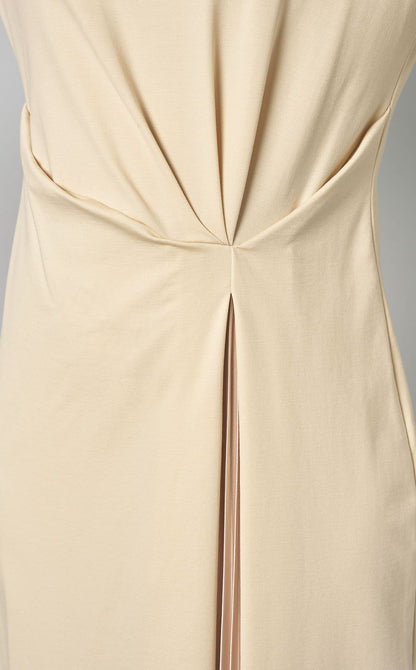Abito in maglia con Pliegues Laterales