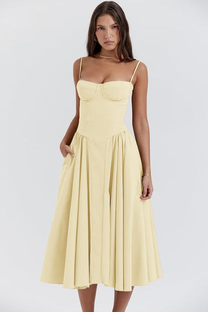 Elara | Abito Estivo Corsé Elegante