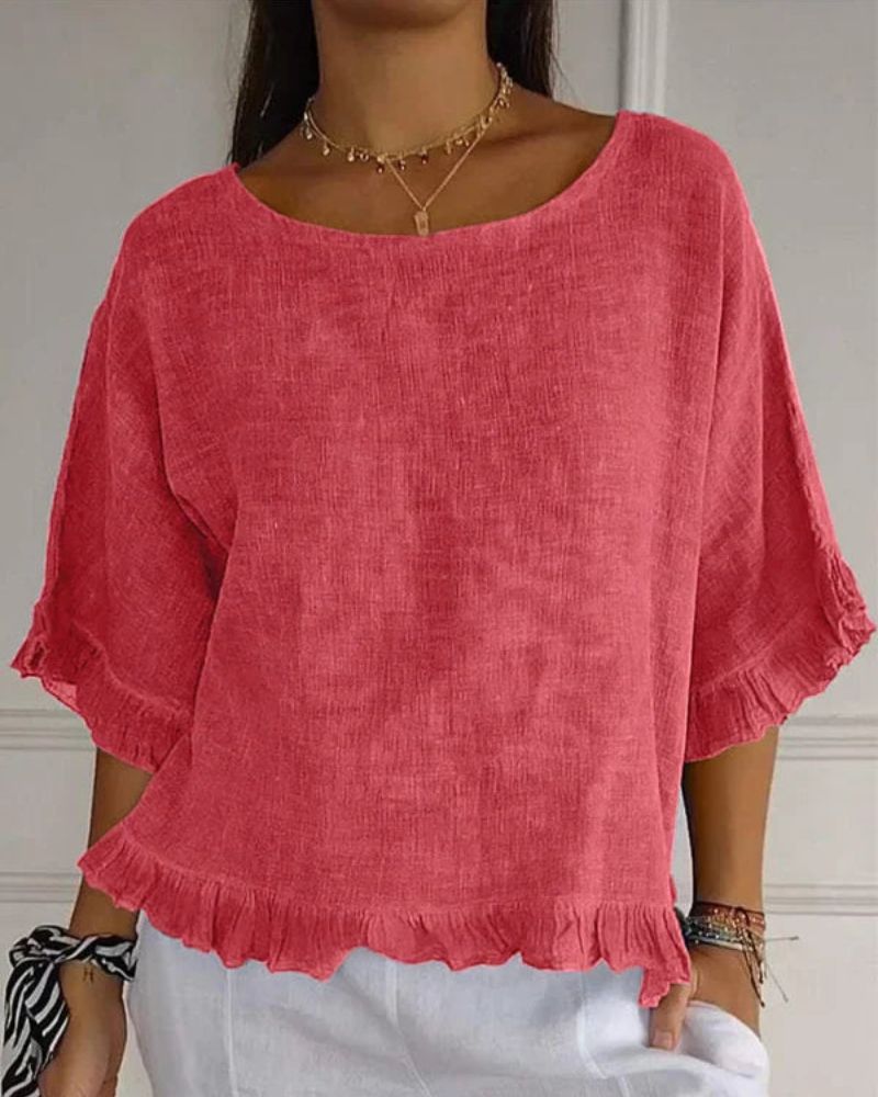 NABILA - CAMICIA DI LINO ELEGANTE