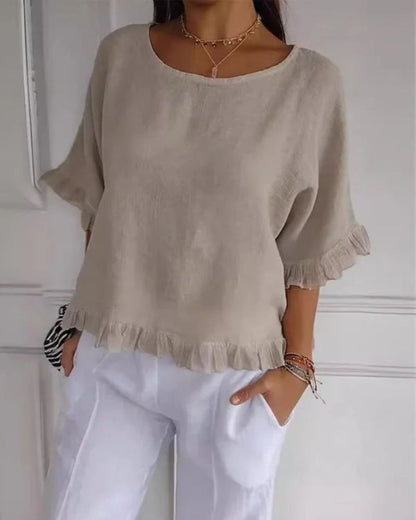 NABILA - CAMICIA DI LINO ELEGANTE