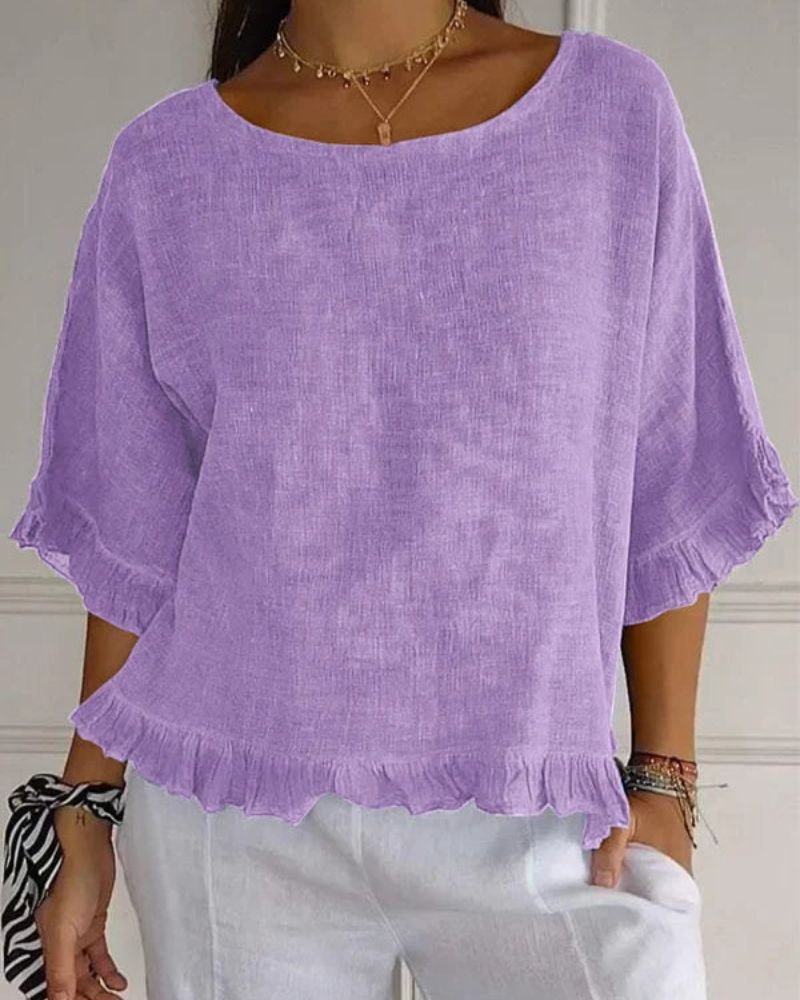 NABILA - CAMICIA DI LINO ELEGANTE