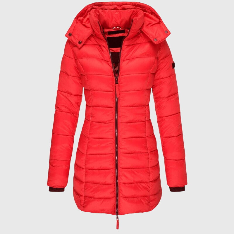 Elise™ - Cappotto lungo di piume