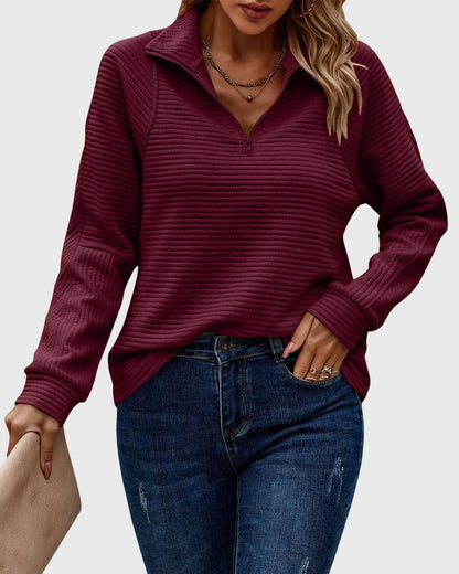 Molly | Maglioned elegante mezza zip