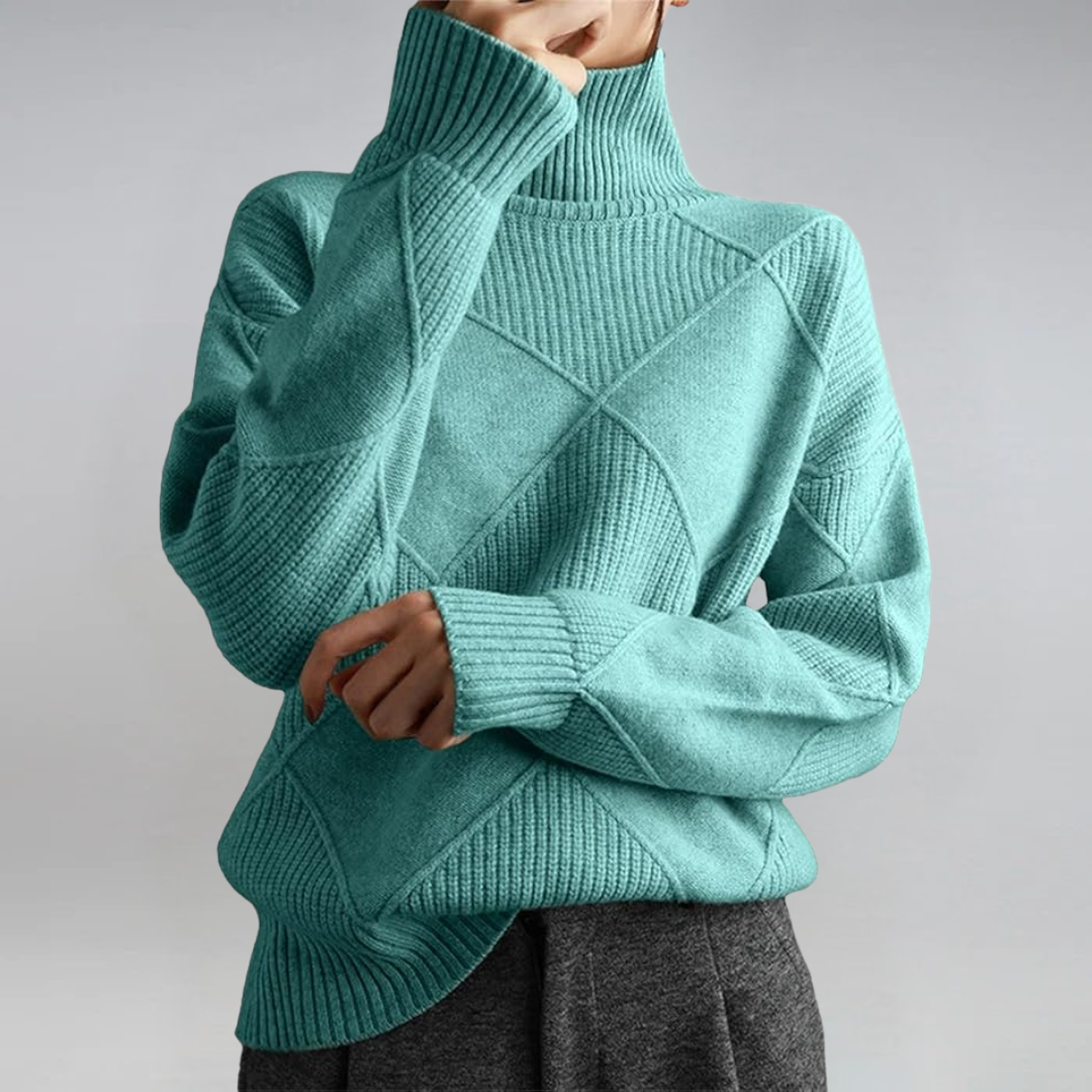 Lauren | Maglione a collo alto in cachemire luxe