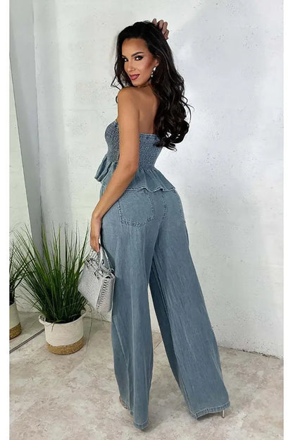 ISLA – SET DI DENIM STILOSO DI DUE PEZZI