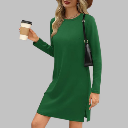 TATLO™ - Mini Abito casual di maniche lunghe e girocollo
