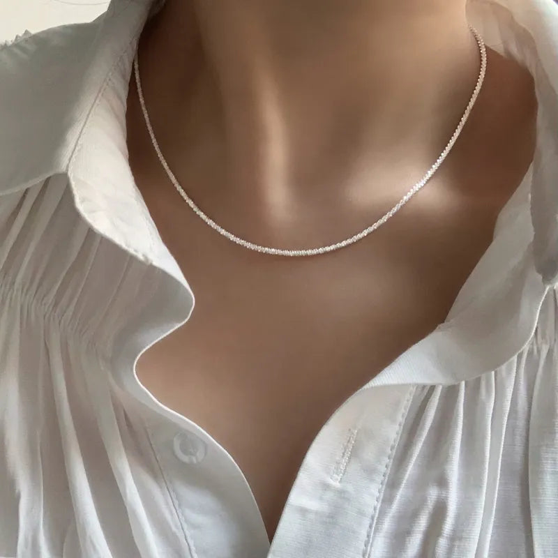 Collana eleganza clavicola