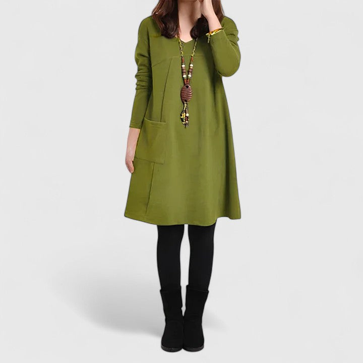 VICKY – ABITO A-LINE DI ELEGANZA RILASSATA