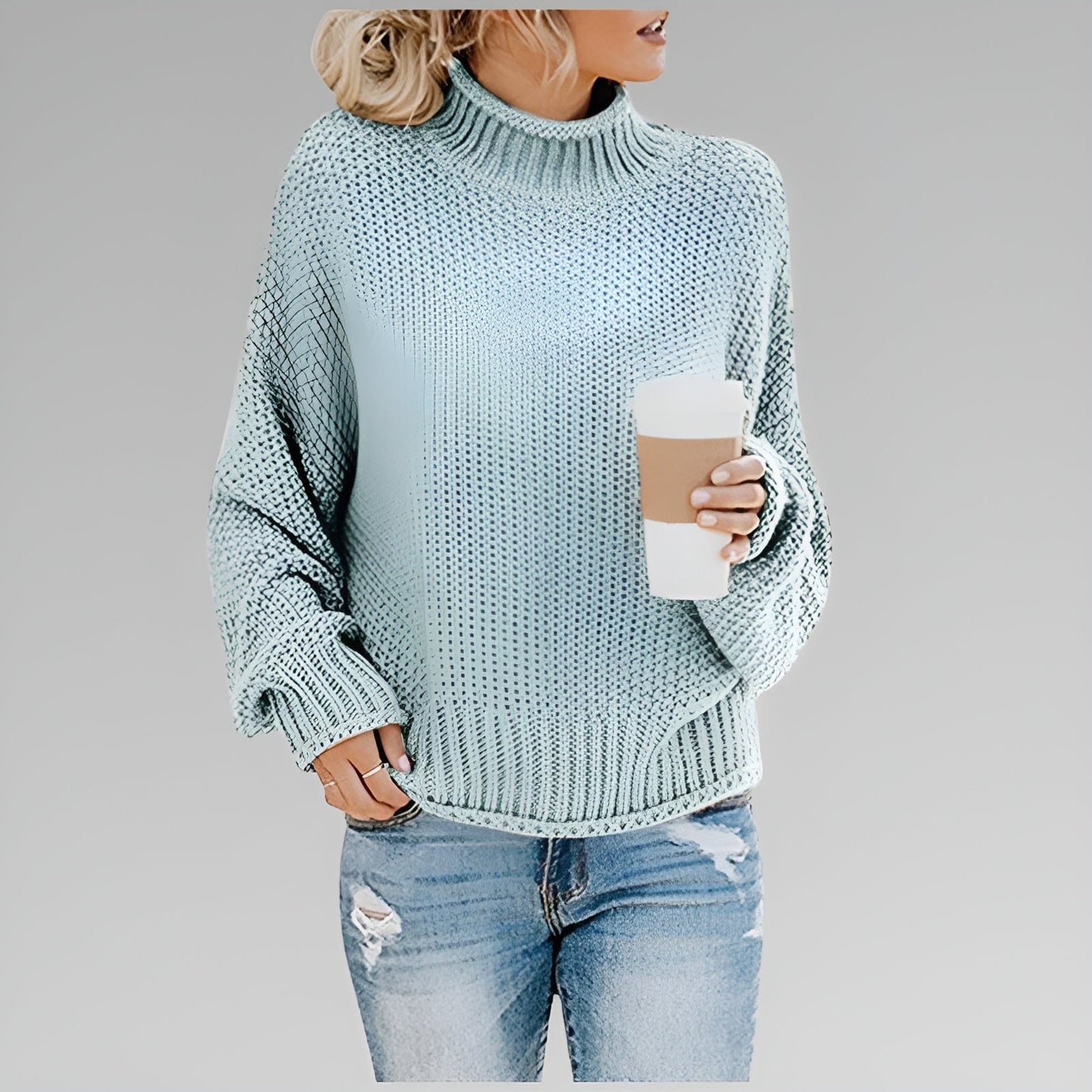 Anna | Maglione Classico Caldo e morbido in maglia