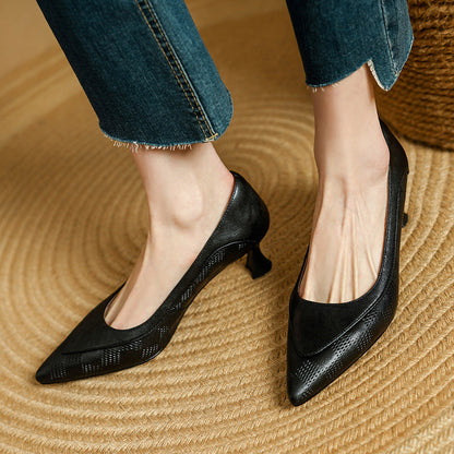 Bonnie - Eleganti Scarpe di Tacco alto di Pelle da donna