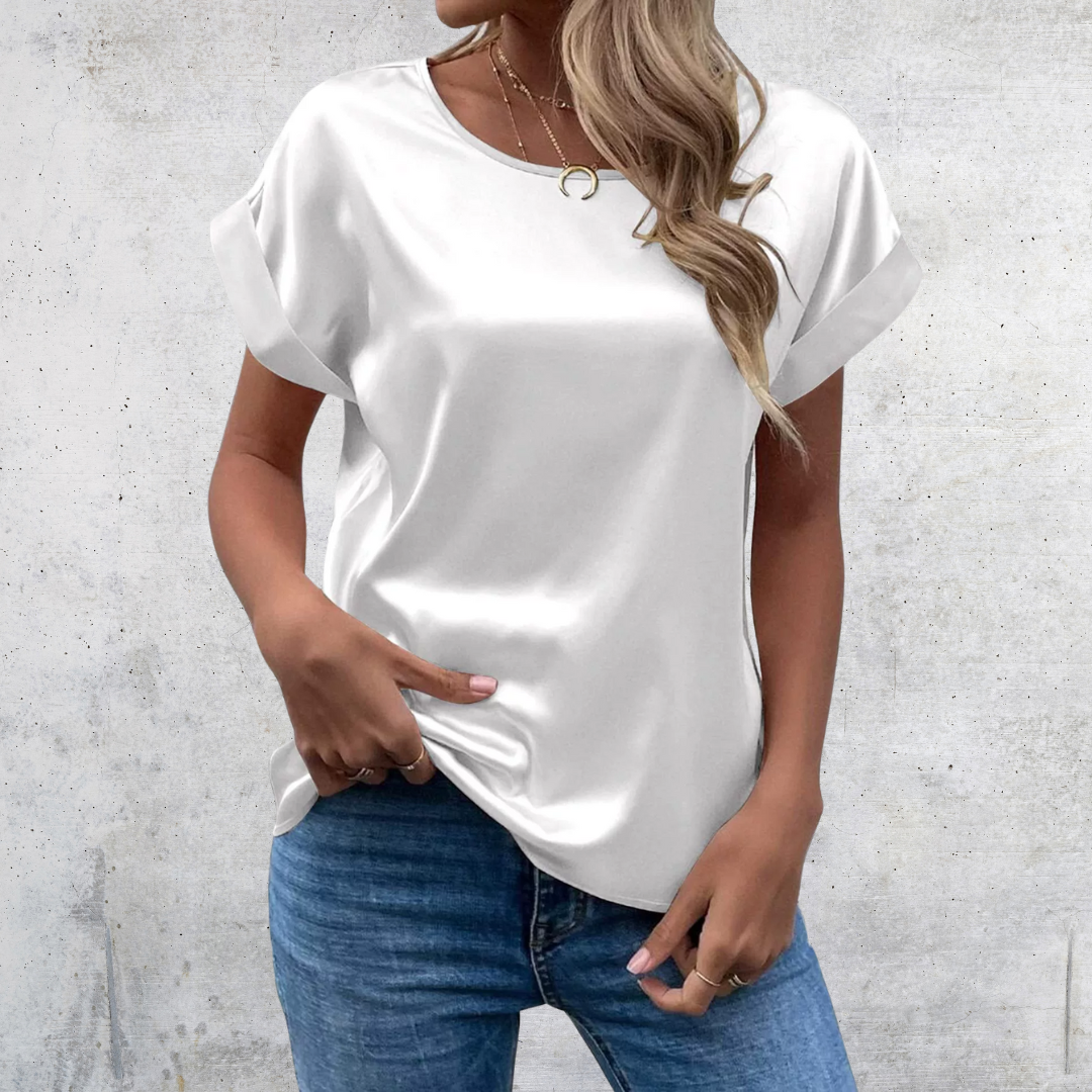 Mabel – Blusa di Manica Arremangada