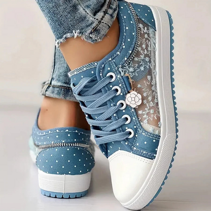 Elettra - Sneakers florales leggere