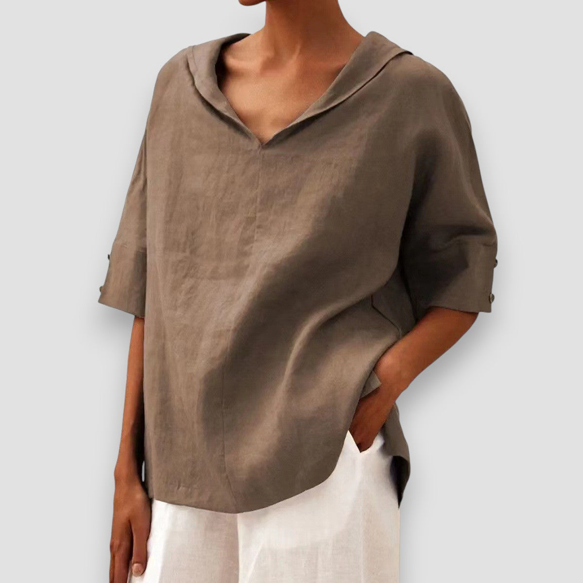 Elda | Camicia scollo a V